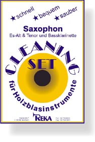 REKA Cleaning-Set SAXOPHON (Es-Alt, Tenor) und BASSKLARINETTE