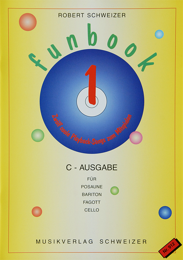 Funbook 1 für Posaune, Bariton/Euphonium, Fagott, Cello (Noten incl. CD) Bassschlüssel
